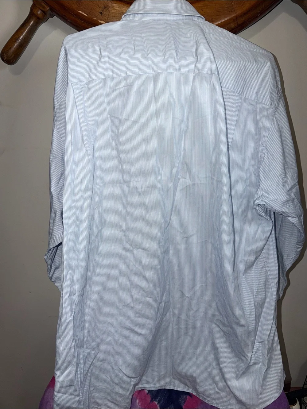 Vintage Gucci Light Blue Pinstripe Men’s Dress Shirt by Tom Ford